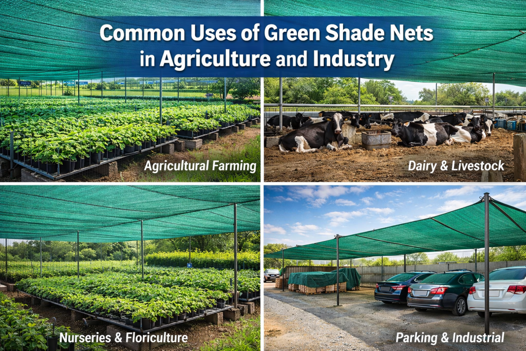 Uses of Green Shade Nets in Agriculture & Industry
