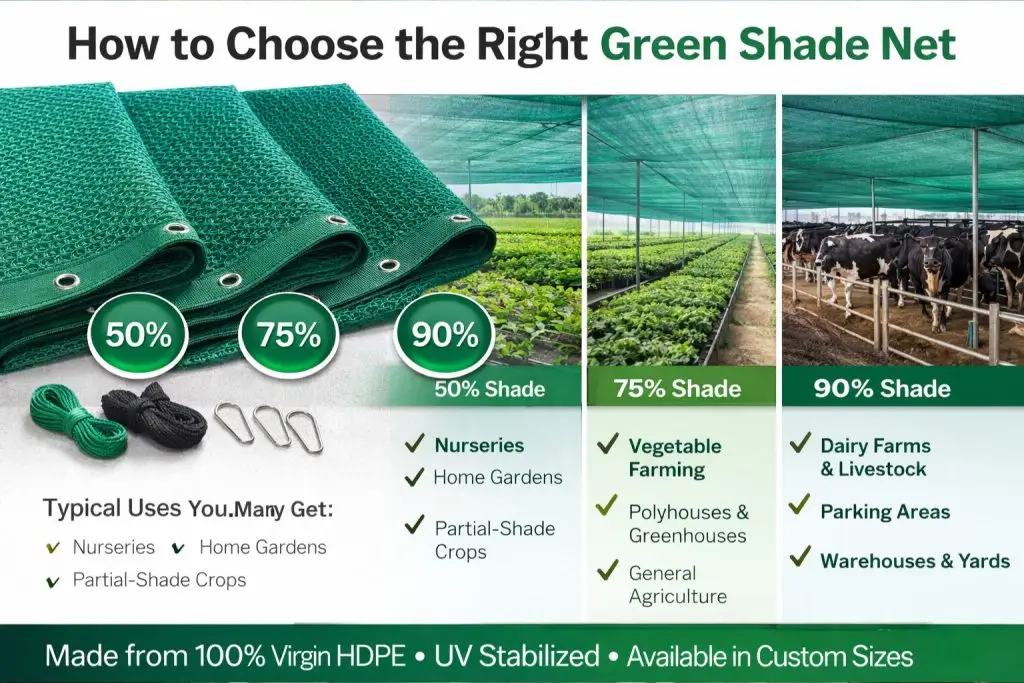 How to Choose the Right Green Shade Net for Your Farm or Project